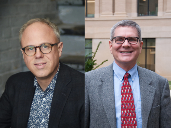 David Daley (left) and Chris Beem (right) will present "How do we fix democracy: Culture or structure?" Sept. 26 at 4 p.m. at the Hintz Family Alumni Center.