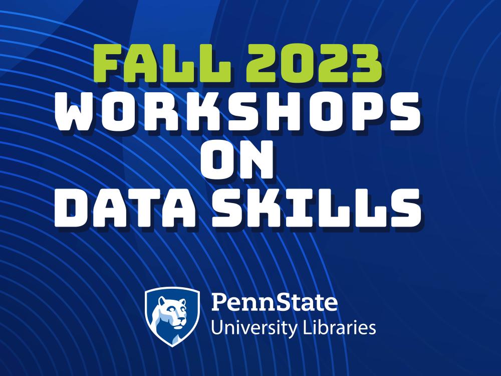 2023 Data Skills Workshops