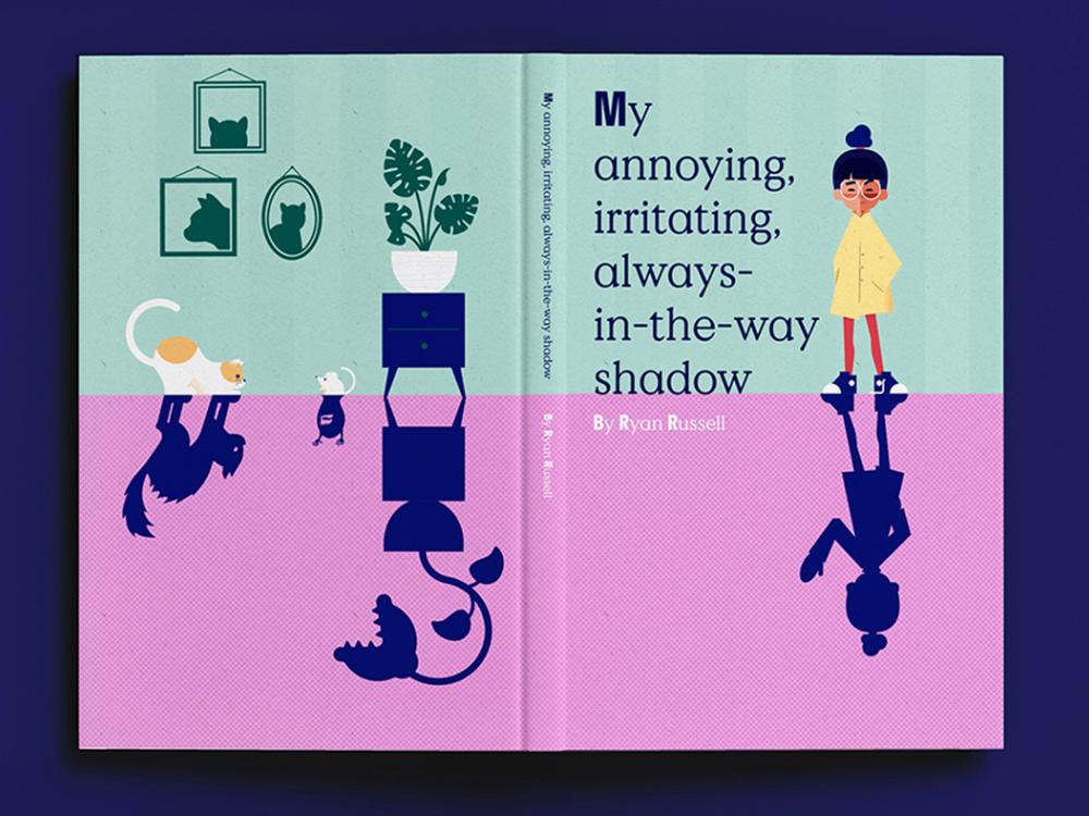 The cover of "My Annoying, Irritating, Always-in-the-way Shadow" by Ryan Russell.