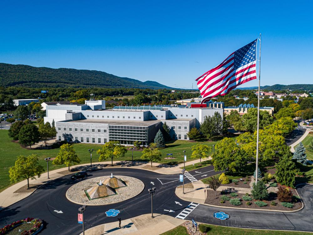 Penn College aerial of campus