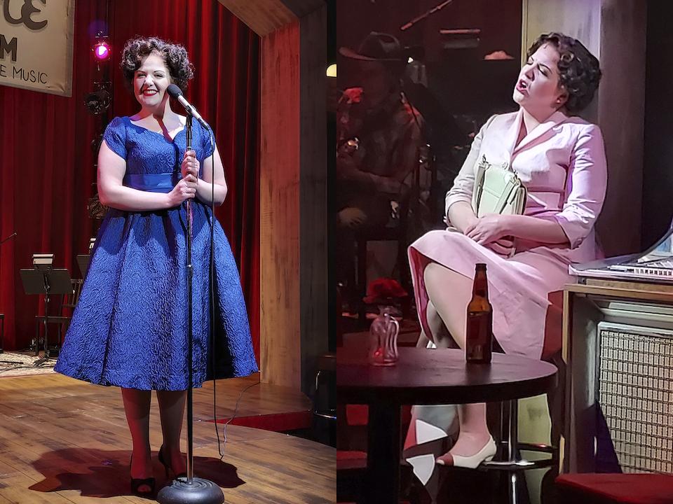 Meagan Lewis-Michelson in costume for "Always ... Patsy Cline"