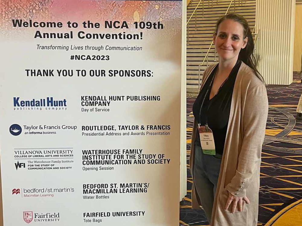 Tiffany Petricini poses at the NCA Conference