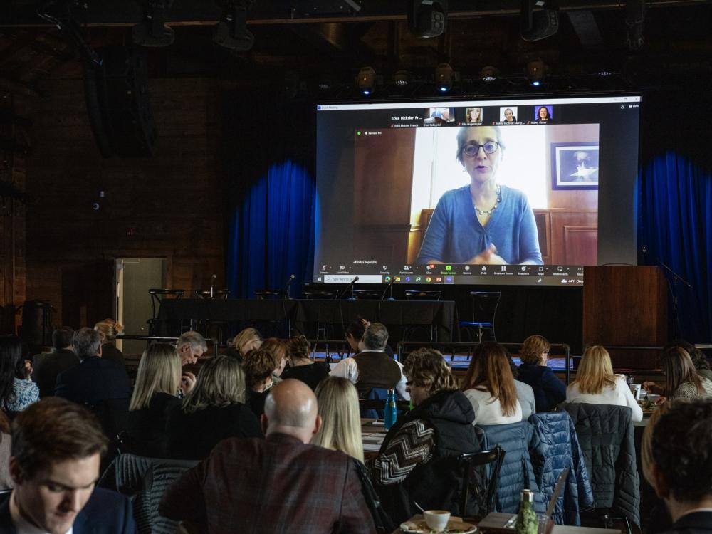 Dr. Debra Bogen, Acting Secretary of Health at Pennsylvania Department of Health, joined via Zoom to talk about ways in which we can work together to support and retain rural health providers and improve rural health access. 