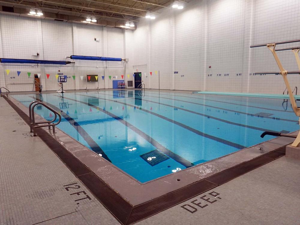 Large indoor swimming pool