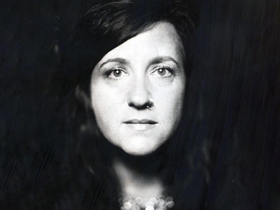 Black and white image of essayist Christine Hume