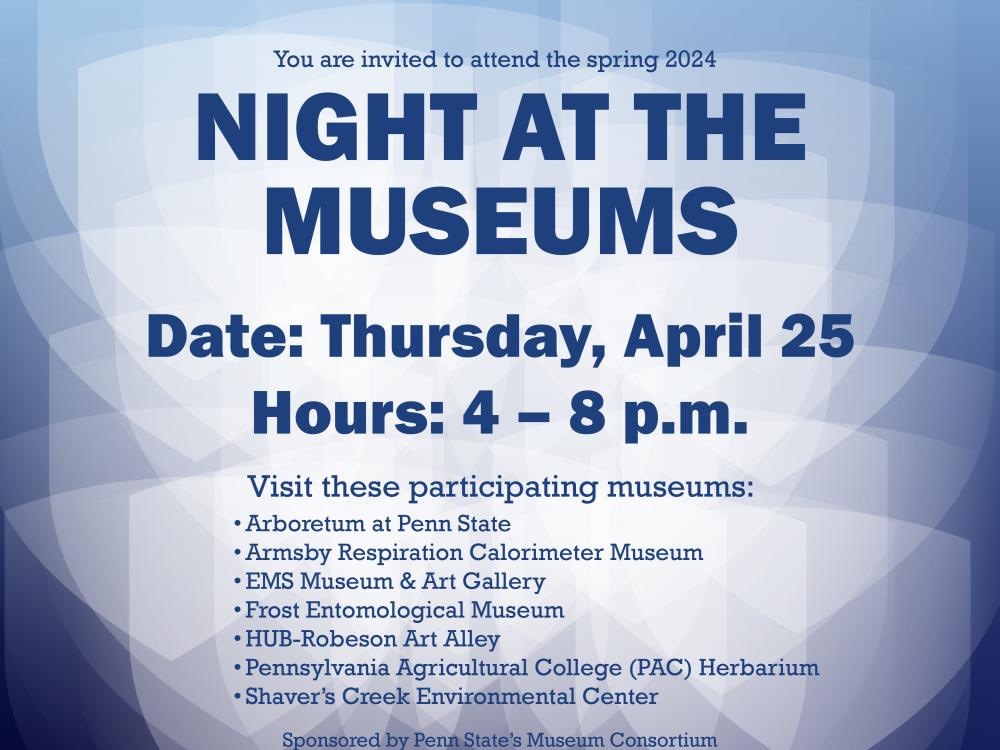 Spring 2024 Night at the Museums