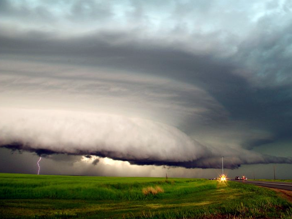 Image of a thunderstorm in Nebraska