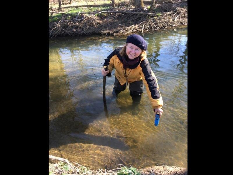 Master Watershed Steward volunteer Carol Armstrong