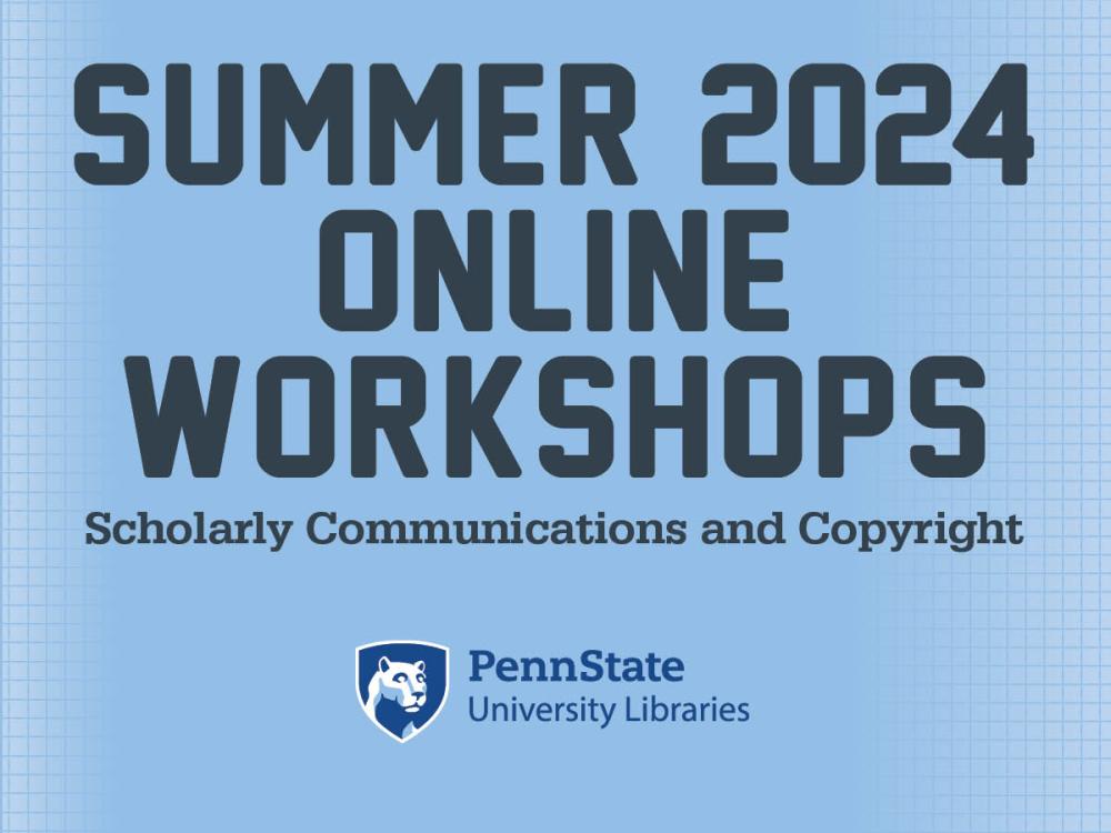 Summer 2024 Libraries SCC Workshops