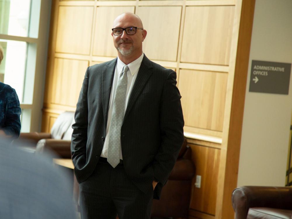 Person wearing a suit