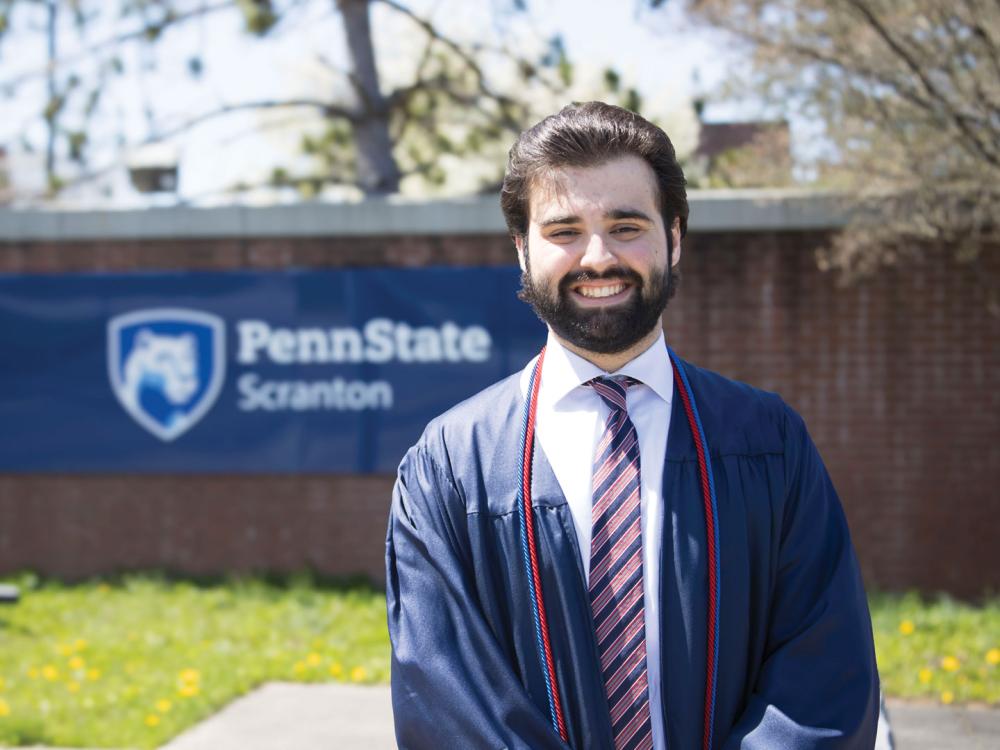 Corporate communication student marshal, Justin Dorneman