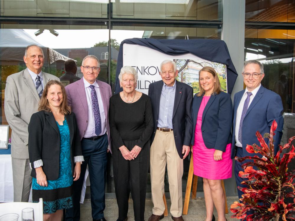 Group photo at the Benkovic Building Naming Ceremony