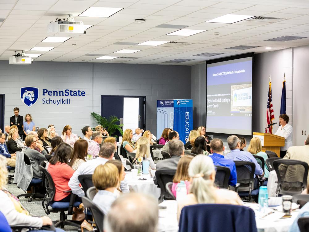 CTSI's Community-driven Research Day attendees at Penn State Schuylkill campus. 