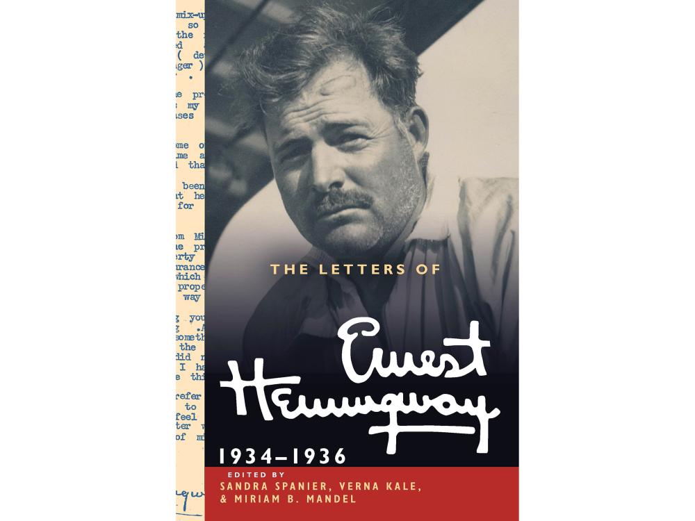 Book cover for "The Letters of Ernest Hemingway."