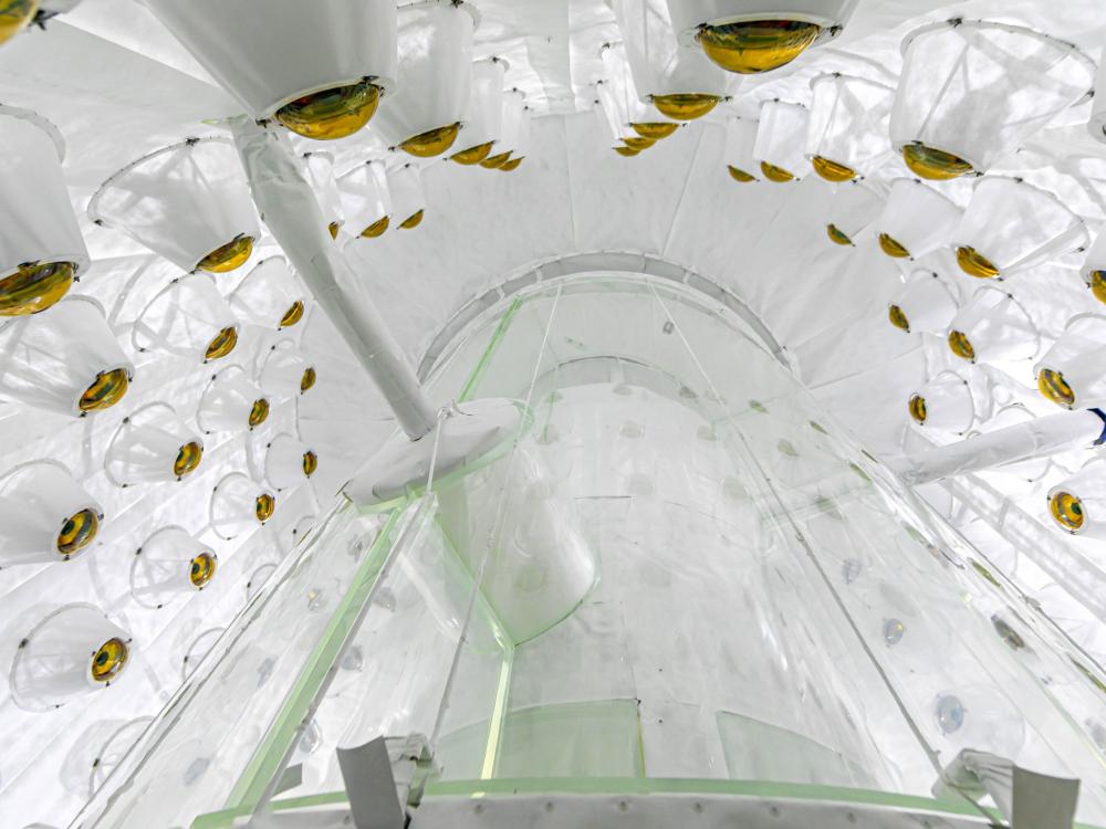 inside LZ dark mater experiment's detector