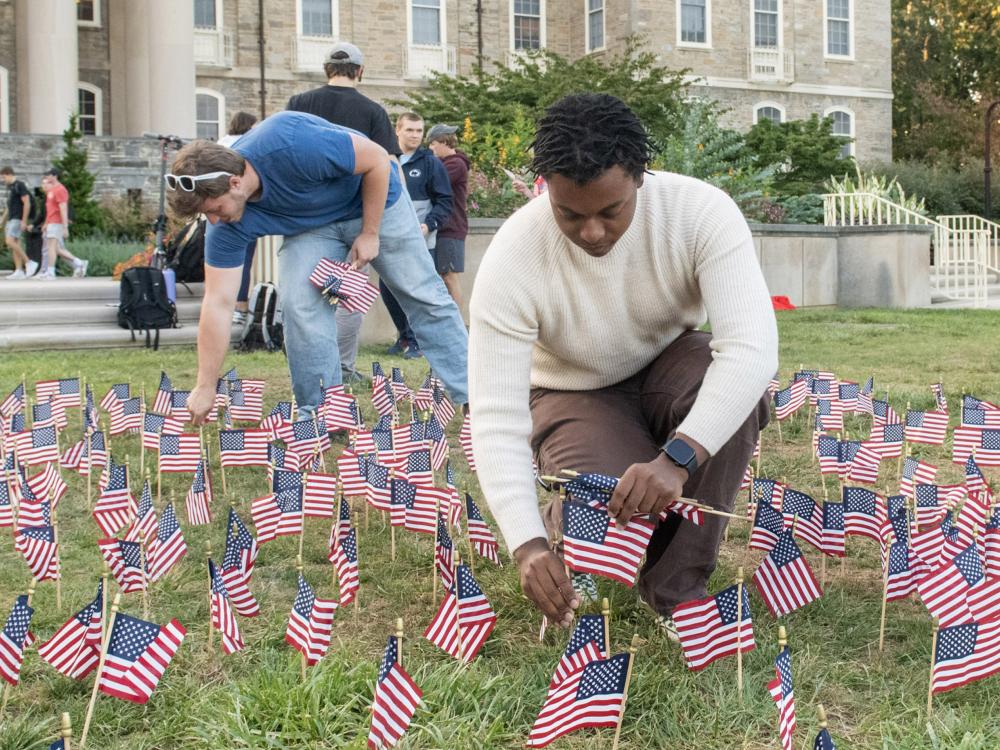 students create 9 11 memorial old main