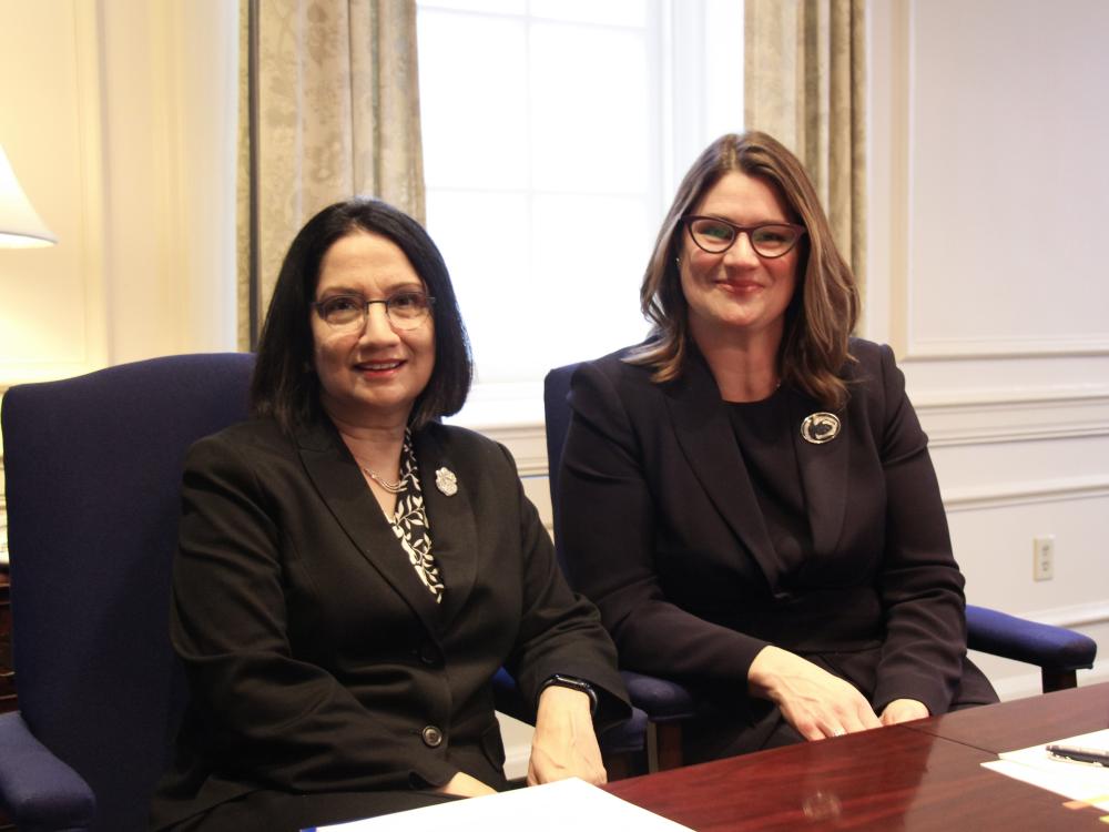 Dr. Neeli Bendapudi and Wendy Pryce Lewis