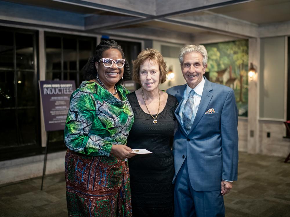 Dean Danielle M. Conway is pictured with Jane and Joseph Cottonaro