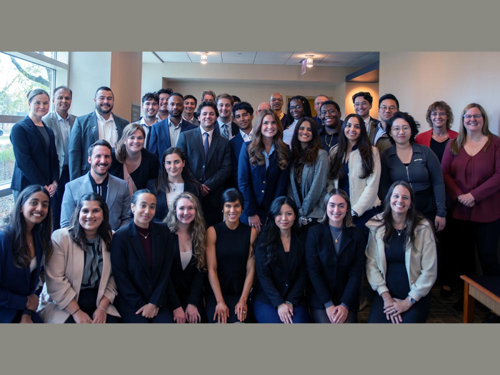 Group shot of participants in first ever HR Case Competition at Penn State in October 2024