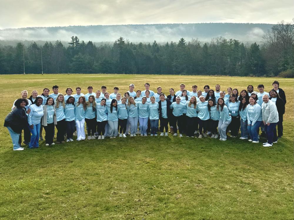 Students at Krislund Camp and Conference Center.