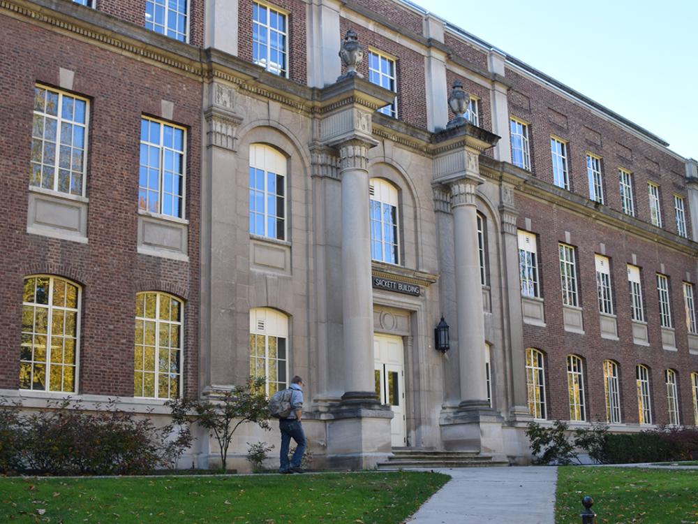Exterior of Sackett Building