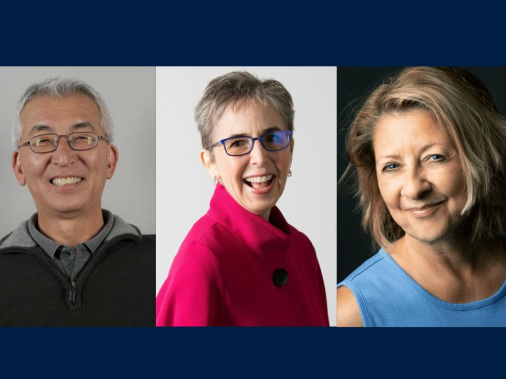 From left to right, Katsuhiko Muramoto, Eliza Pennypacker, and Bonj Szczygiel