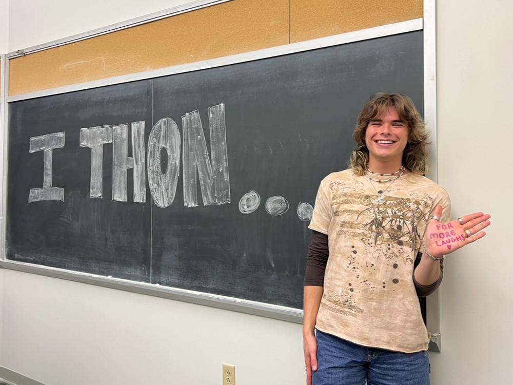 Luke Snyder supporting THON