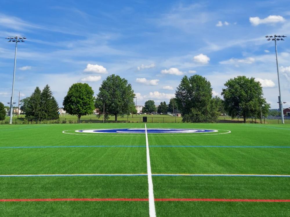 View of the turf field at Penn State Harrisburg