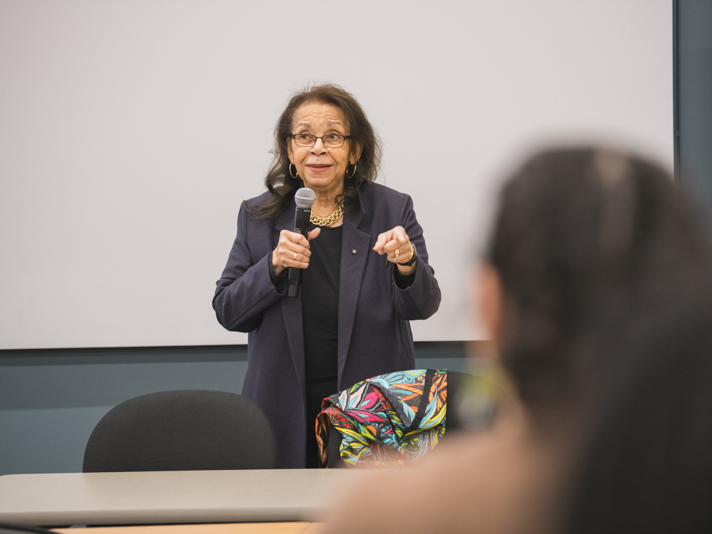 Shirley Malcom, senior adviser and director of SEA Change, presented the keynote at the Eberly College's inaugural SeED Conference on March 19, 2025.