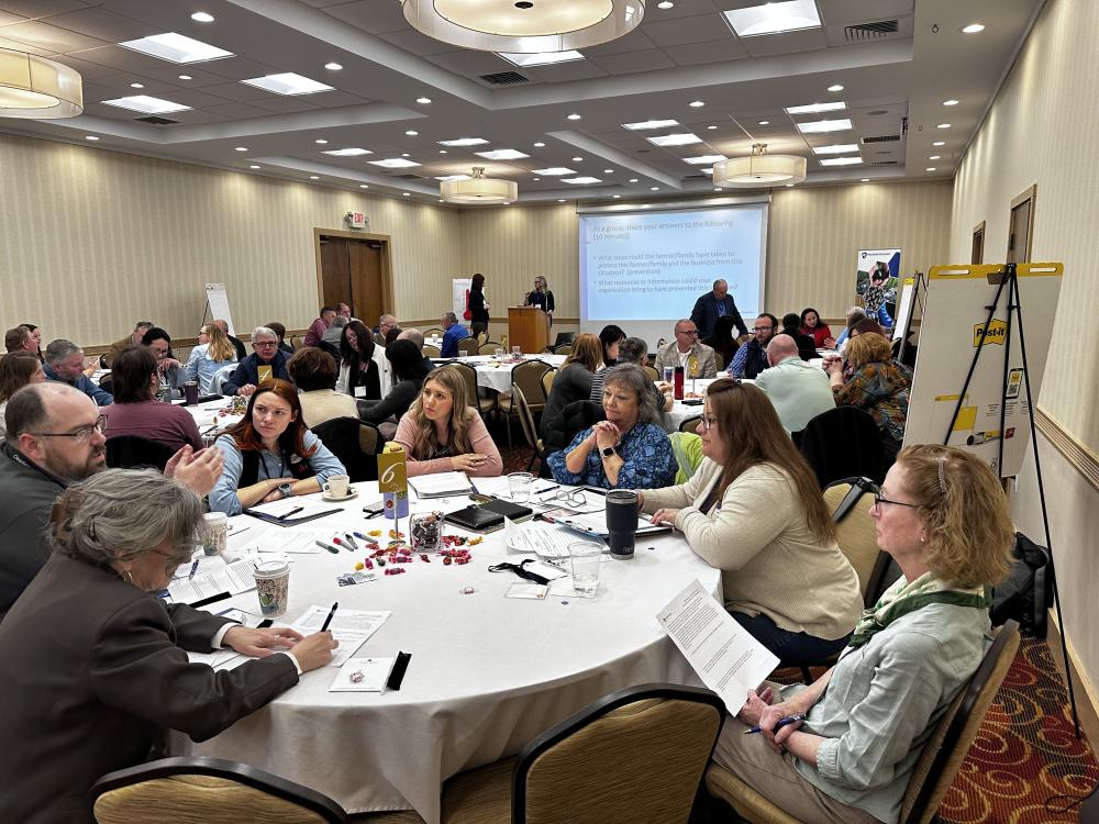 small group session PA ag forum