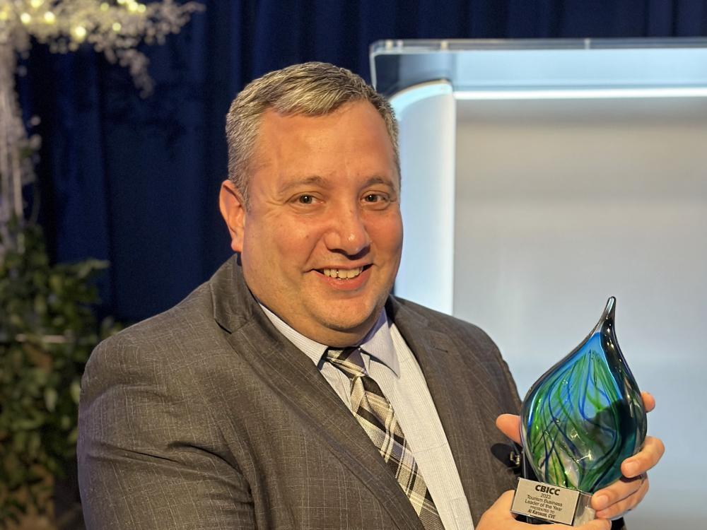Al Karosas receives 2023 CBICC Tourism Business Leader of the Year Award