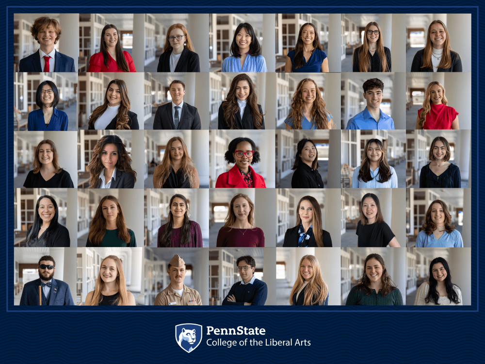 Thirty-five students were chosen to represent the college based on outstanding academic achievement and contributions to Liberal Arts student life