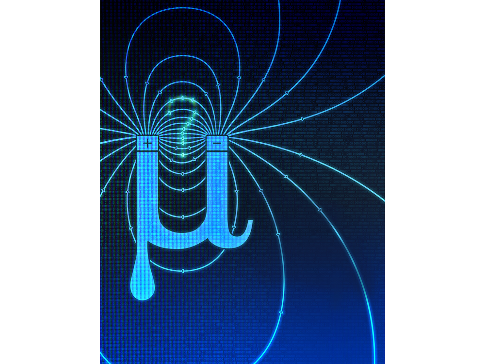 Artist’s conception of the mystery of the magnetic moment of the muon