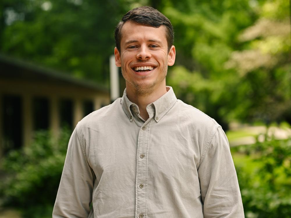 An outdoor portrait of an individual.
