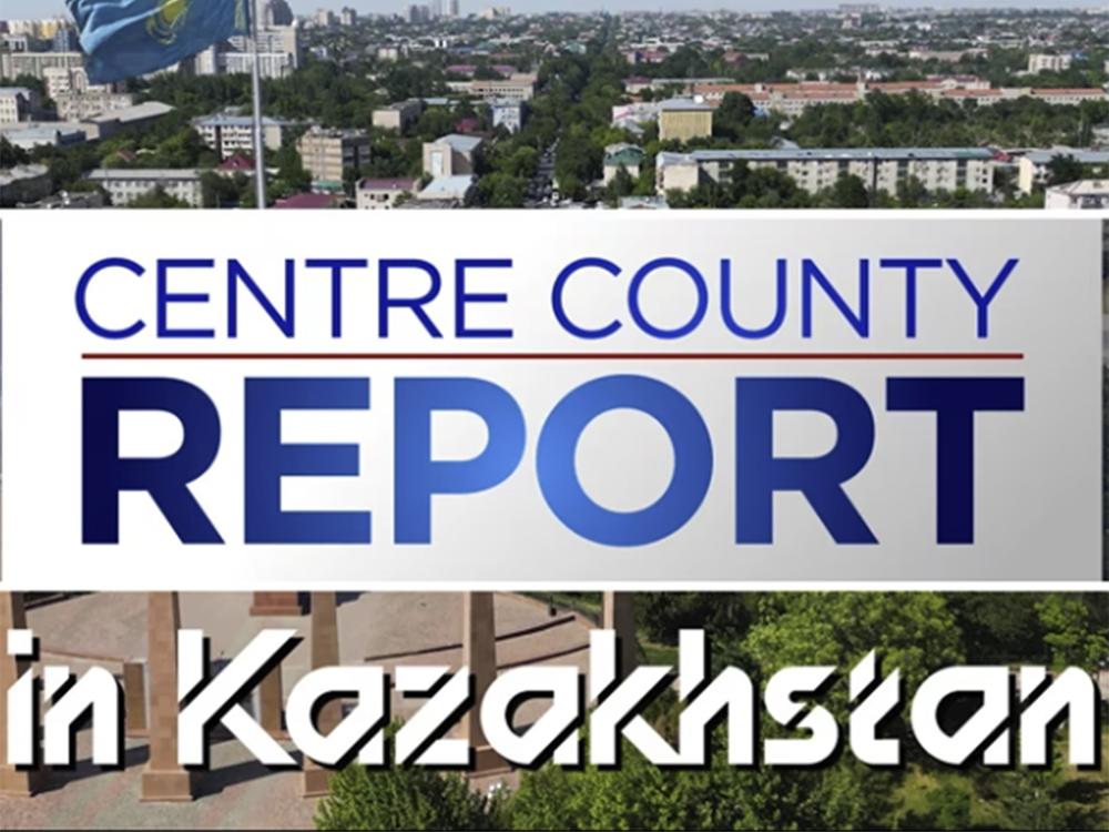 Graphic featuring Centre County Report logo