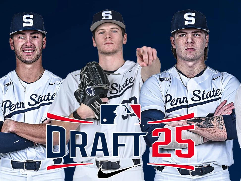 Graphic of five players posing