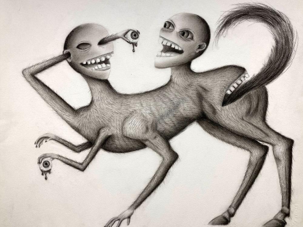 Two headed-beast