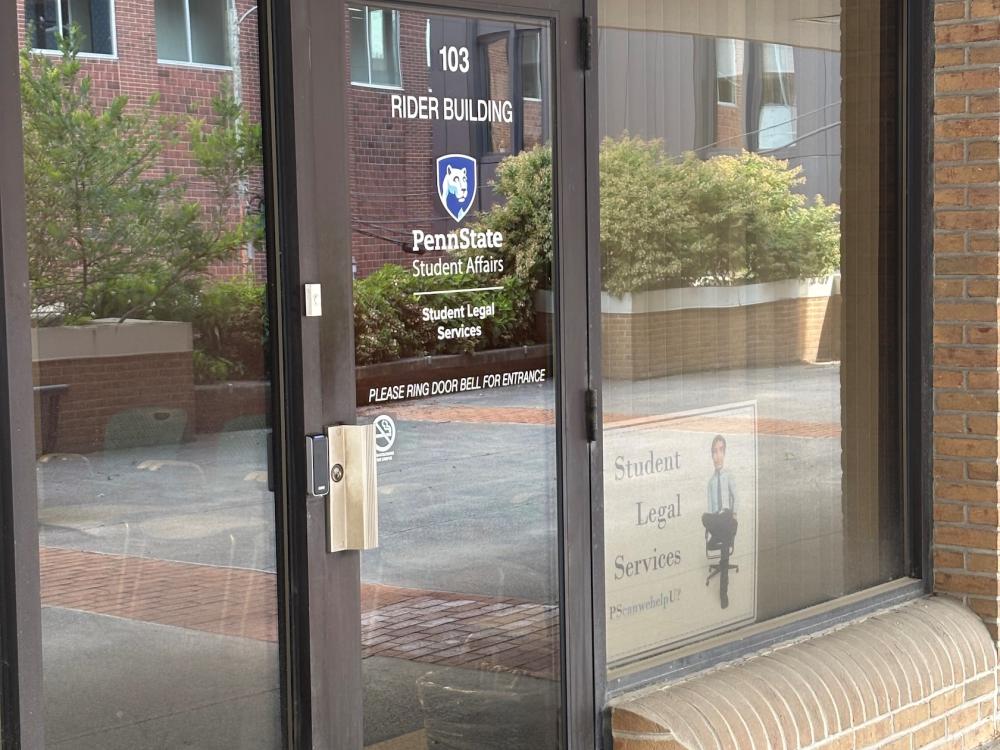 Student Legal Services Rider Building Front Door