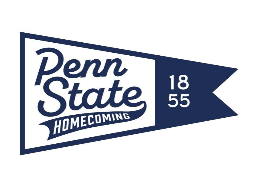 A graphic image of Penn State Homecoming's new overall logo
