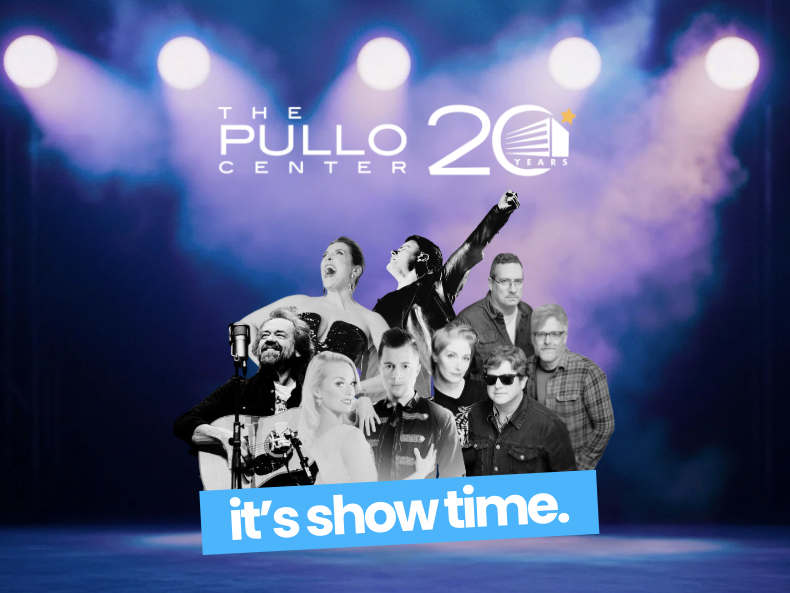 Composite image of performers for 2025-2026 20th anniversary season at The Pullo Center