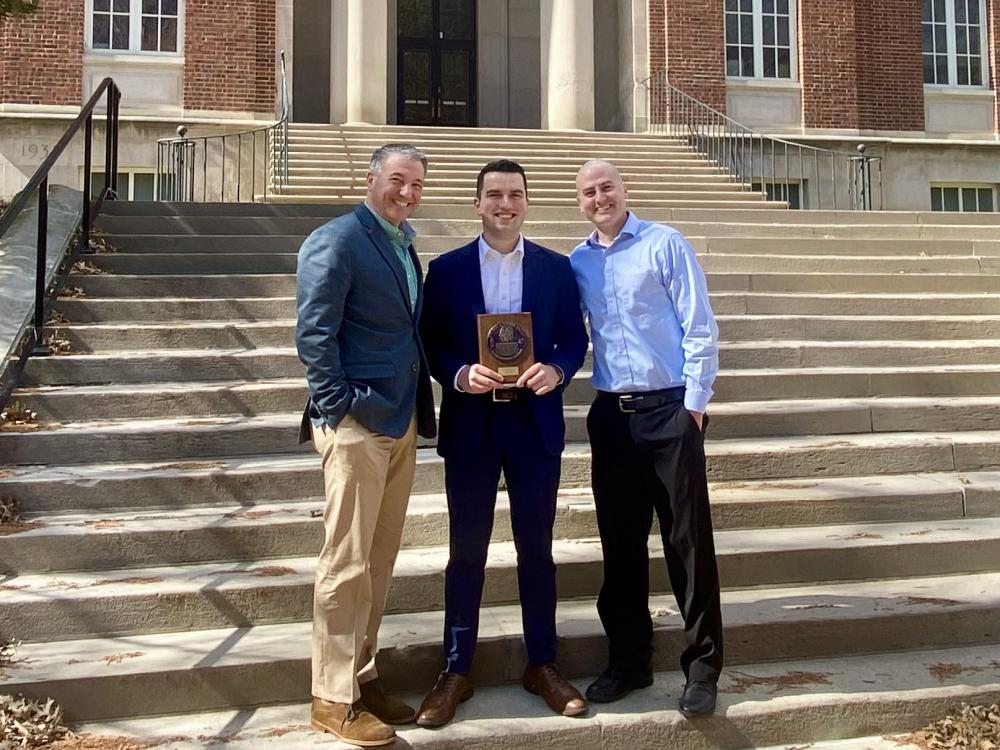 Bixler with faculty