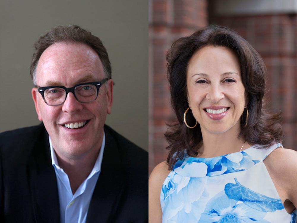portrait photos of Tom Hallman Jr. and Maria Hinojosa