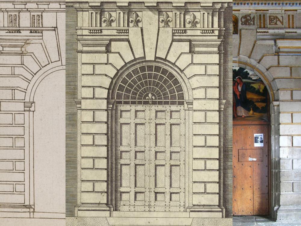 Portal of the Palazzo Farnese in Caprarola