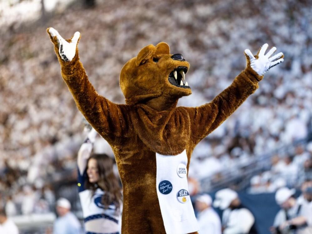 The Nittany Lion mascot