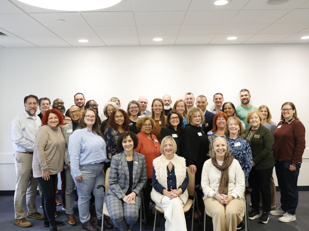 leaders from Brandywine, Widener and Delaware County Community College posing for photo