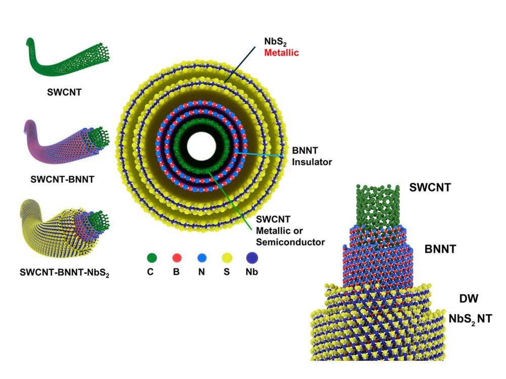 Image showing metallic nanotubes