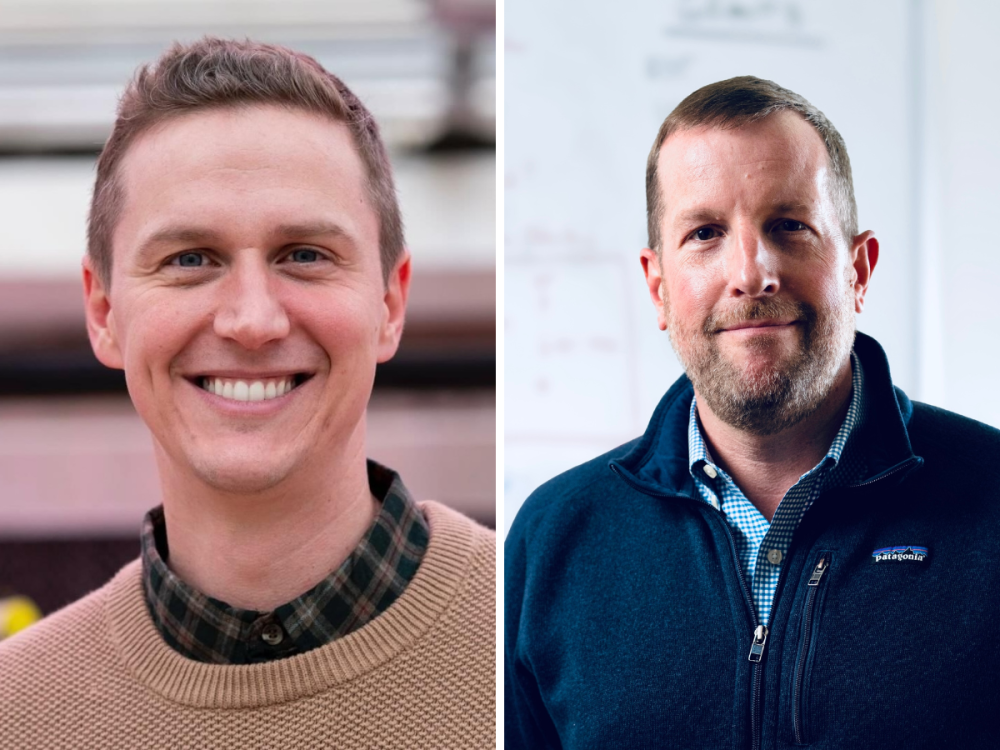 Headshots of Francisco Dini-Andreote and Andrew Patterson