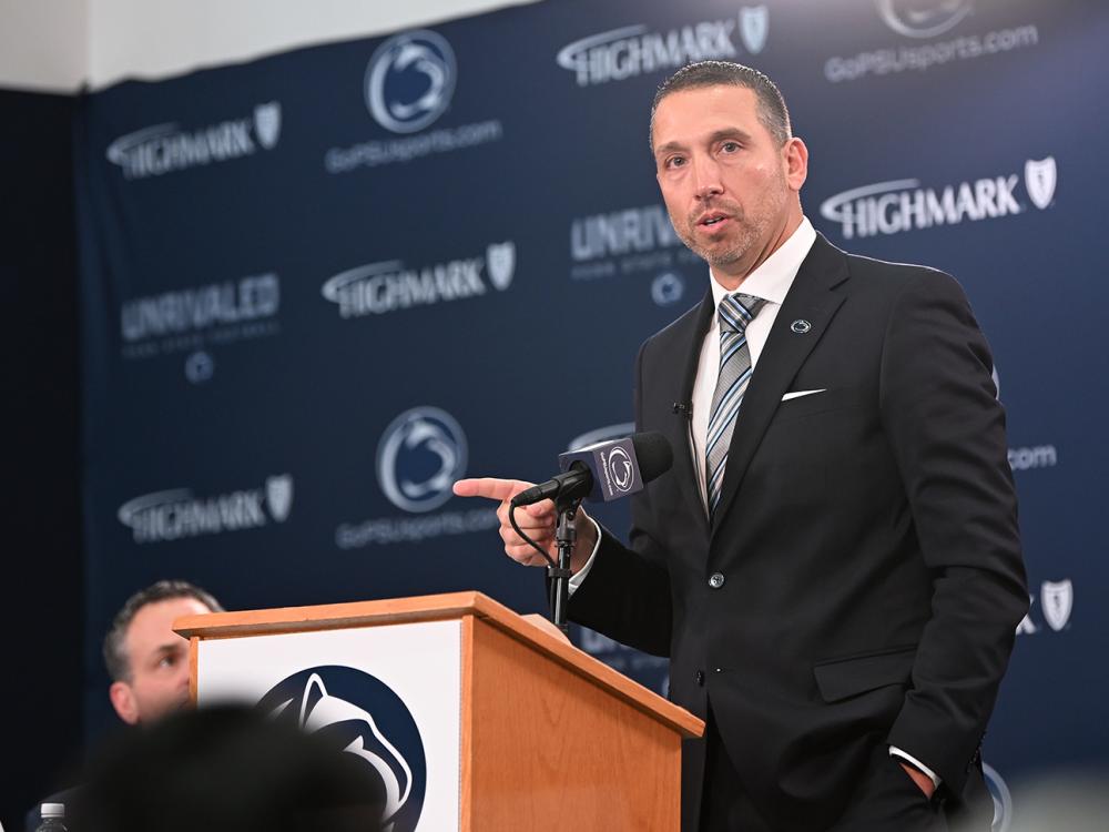 Matt Campbell at podium speaking
