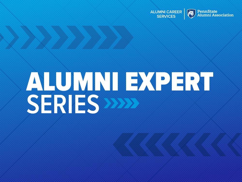 Alumni Expert Series text graphic