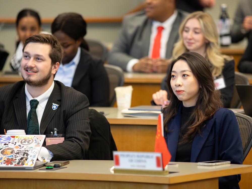 SIA students participate in a global crisis simulation conducted in collaboration with the U.S. Army War College.